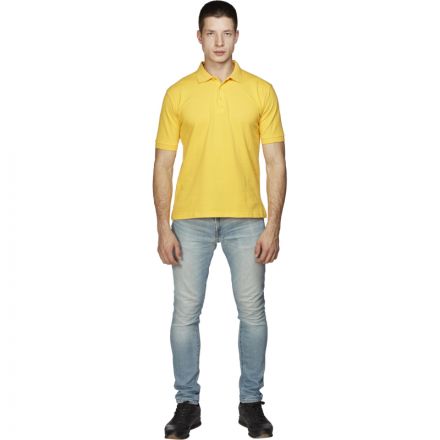 Рубашка Поло (190г.) кор.рукав желт.(S)