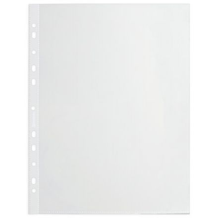 Папки-файлы перфорированные А4 BRAUBERG "EXTRA 900", КОМПЛЕКТ 50 шт., гладкие, ПЛОТНЫЕ, 90 мкм, 229670