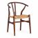 Стул WISHBONE (mod.CB2212) дерево вяз, 57*50.5*79.5, Темный Орех (№5)