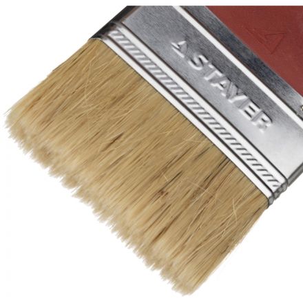 Кисть плоская STAYER UNIVERSAL-MASTER, натуральная щетина, 75мм 0107-75-Z01 Кисть плоская STAYER UNIVERSAL-MASTER, натуральная щетина, 75мм 0107-75-Z01
