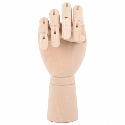 Манекен художественный "РУКА" правая, высота 18 см, дерево, BRAUBERG ART CLASSIC, 192515