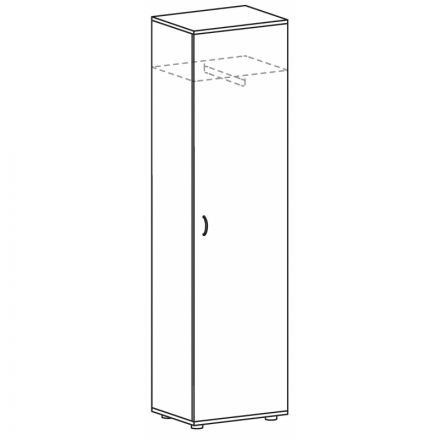 Шкаф САТУРН-Д для одежды (800,010) яблоня(1972) Шкаф САТУРН-Д для одежды (800,010) яблоня(1972)