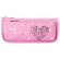 Пенал мягкий ЮНЛАНДИЯ, 2 отделения, полиэстер, "Heart", розовый, 21х6х9 см, 270258