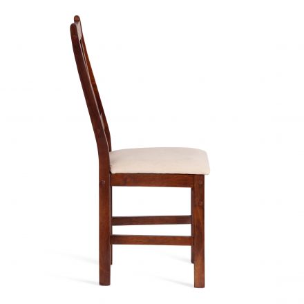 Стул CROSSMAN NEW, Многослойный березовый шпон, 41х40x100 см, cappuchino/велюр бежевый