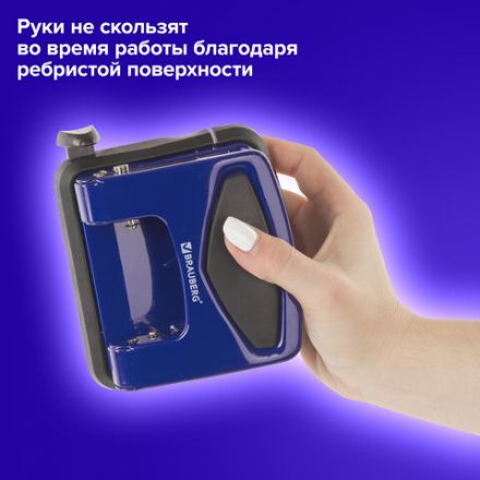 Дырокол металлический BRAUBERG "PN-150M", до 35 листов, синий, 227789 Дырокол металлический BRAUBERG "PN-150M", до 35 листов, синий, 227789