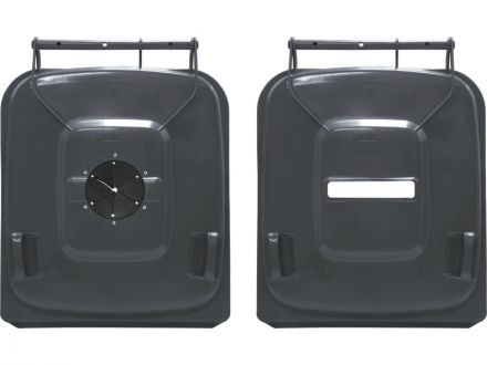 Мусорный контейнер 240л.  серый