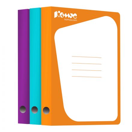 Скоросшиватель картонный Комус каширован.картон 30мм оранжевый