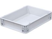 Ящик п/п 400х300х75 сплошной, усиленное дно, цв. серый