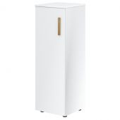 Шкаф колонка с средней дверью и топом FMC 40.1(L) Белый премиум/Белый премиум 404х429х1213 FORTA