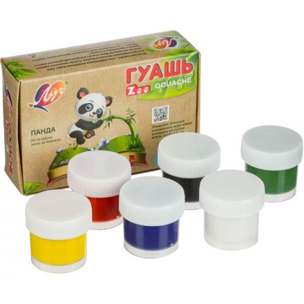 Гуашь Луч Zoo 6 цветов по 15 мл