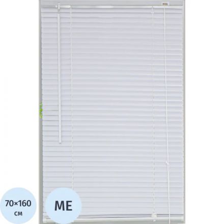 Жалюзи Комус Мебель алюминиевые 70x160см, белые