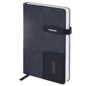 Ежедневник недатированный А5 138х213 мм BRAUBERG "Cowboy", под кожу, застежка 160 л., черный, 116200 Ежедневник недатированный А5 138х213 мм BRAUBERG "Cowboy", под кожу, застежка 160 л., черный, 116200