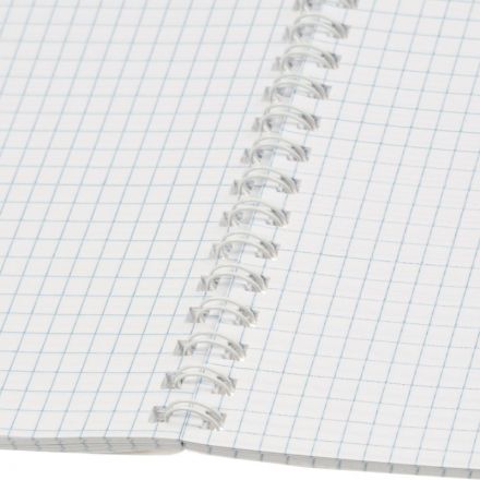 Блокнот А5 80л Attache Яркий Градиент №1 клетка, греб, картон, софттач-лак