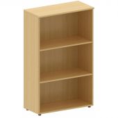 Стеллаж MON_Канц   открытый низкий ШК39.10 бук