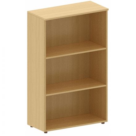Стеллаж MON_Канц   открытый низкий ШК39.10 бук