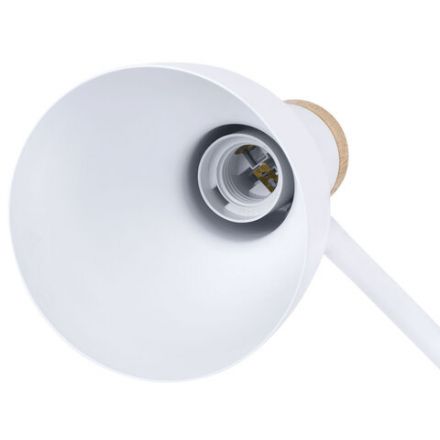 Настольная лампа-светильник SONNEN BR-372, на подставке, лампочка в ПОДАРОК!, E27, белый, 40 см, 238447