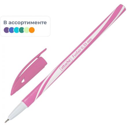 Ручка шариковая неавтомат. Attache Funfair масл,синий,ассорт Ручка шариковая неавтомат. Attache Funfair масл,синий,ассорт