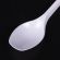 Ложка чайная одноразовая пластиковая 125 мм, белая, КОМПЛЕКТ 100 шт., WELDAY (ВЭЛДЭЙ), 607829