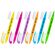 Набор текстовыделителей двусторонних 6 НЕОНОВЫХ ЦВЕТОВ, BRAUBERG "TWIN NEON", линия 1-5 мм, 152517