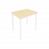 Slim Стол письменный на металлокаркасе С.СП-2.1 Клён/Белый металл 780*600*750