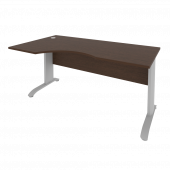 Riva Metal-L Стол криволинейный левый ПЛ.СА-1 (L) Венге/Тёмно-серый металл 1600*900*750 Riva Metal-L Стол криволинейный левый ПЛ.СА-1 (L) Венге/Тёмно-серый металл 1600*900*750