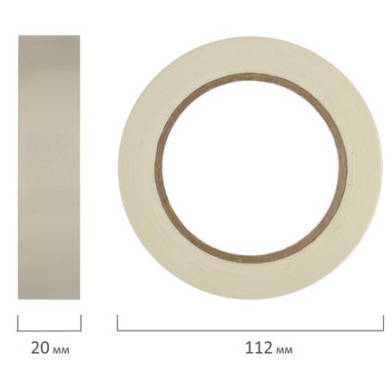 Клейкая лента малярная креппированная 19 мм х 50 м (реальная длина!), профессиональная, BRAUBERG, 228085 Клейкая лента малярная креппированная 19 мм х 50 м (реальная длина!), профессиональная, BRAUBERG, 228085