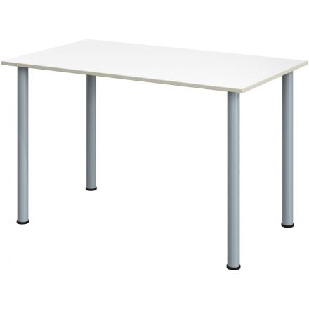 Стол обеденный Комус МДС 120х70 белый/серый Стол обеденный Комус МДС 120х70 белый/серый