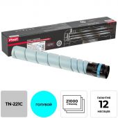 Тонер-картридж КОМУС TN-221C гол. Для Konica Minolta C227/C287 Тонер-картридж КОМУС TN-221C гол. Для Konica Minolta C227/C287