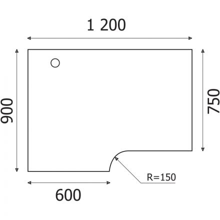 Стол эргономичный Easy St LT 16/16 01002100 лев сосна/сер 1200x900/600x740 Стол эргономичный Easy St LT 16/16 01002100 лев сосна/сер 1200x900/600x740