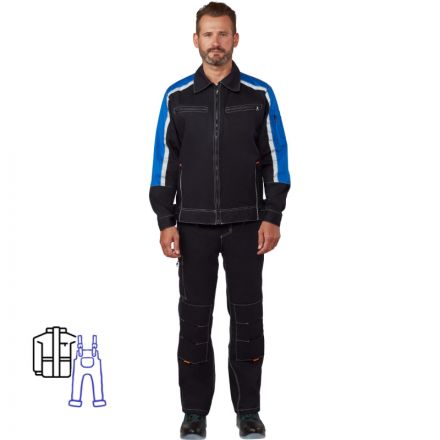 Костюм рабочий летний муж л34-КПК т.син/вас(100%х/б) р.56-58/170-176 (Джет) Костюм рабочий летний муж л34-КПК т.син/вас(100%х/б) р.56-58/170-176 (Джет)