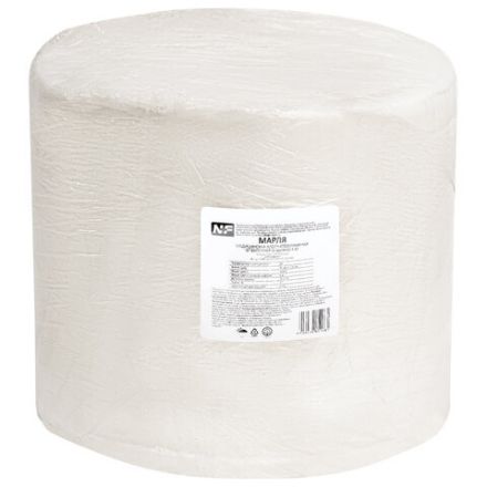 Марля медицинская отбеленная в рулоне, отрез 0,9х100 м, плотность 28 (±2) г/м2, NF