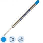 Стержень шариковый ICO Silver тип Parker синий 98 мм (толщина линии 0.5 мм)