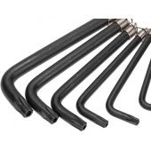 Набор ключей имбус. TORX KRANZ T10-T50 CrV 9 шт, оксид, кольцо KR-12-5203