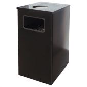 Урна металлическая уличная, 670х356х356 мм, 80 литров, цвет черный, "Квадро-11" Урна металлическая уличная, 670х356х356 мм, 80 литров, цвет черный, "Квадро-11"