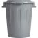 Бак для отходов 90л, пластик, серый_СПБ