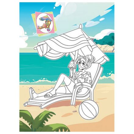 Раскраска с заданиями "Для мальчиков и девочек" с цветным фоном, А4, 16 стр., 21х29 см, АССОРТИ, ЛиС