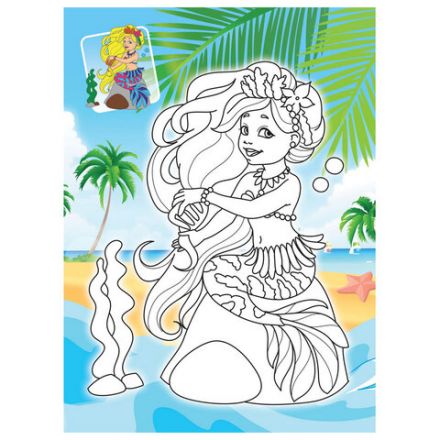 Раскраска с заданиями "Для мальчиков и девочек" с цветным фоном, А4, 16 стр., 21х29 см, АССОРТИ, ЛиС