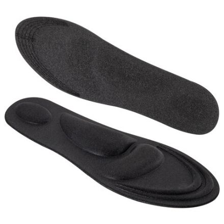 Стельки для обуви с супинатором 4D COMFORT PLUS, материал FOAM, размер RU 38-43 / EU 39-44, с линиями выреза, SHEGRA (ШЕГРА), 700743