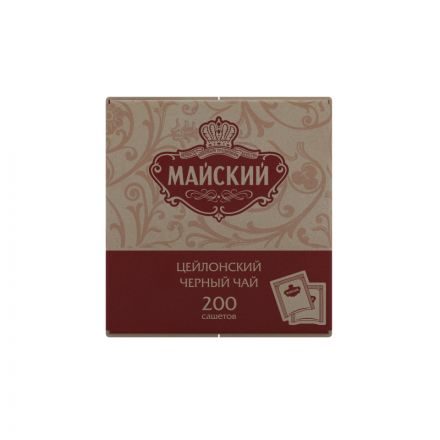 Чай Майский черный сашет 2гx200пак/уп 14286, 421007