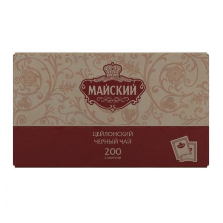 Чай Майский черный сашет 2гx200пак/уп 14286, 421007