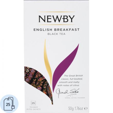 Чай Newby English Breakfast черный 25 пакетиков Чай Newby English Breakfast черный 25 пакетиков