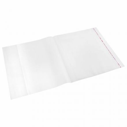 Обложки ПЭ для тетрадей и учебников, НАБОР "22 шт. + 1 шт. в ПОДАРОК", ПЛОТНЫЕ, 100 мкм, универсальные, прозрачные, ЮНЛАНДИЯ, 272704