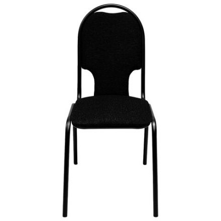 Стул для посетителей РС02М, черный каркас, ткань черная Стул для посетителей РС02М, черный каркас, ткань черная