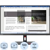 Монитор 27 Lenovo ThinkVision S27i-30 IPS HDMI FHD 100Hz VGA(63DFKAT4UK)