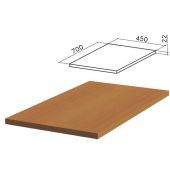 Крышка для тумбы приставной (код 640145, 640148) "Монолит", 450х700х22 мм, орех гварнери, ТМ03.3 Крышка для тумбы приставной (код 640145, 640148) "Монолит", 450х700х22 мм, орех гварнери, ТМ03.3