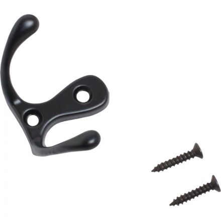 Вешалка настенная УЗК_Крючок трехрожковый СТАНДАРТ 002 BL (15437)мат.черный Вешалка настенная УЗК_Крючок трехрожковый СТАНДАРТ 002 BL (15437)мат.черный