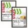 Рамка 30х40 см со стеклом, КОМПЛЕКТ 2 штуки, багет 18 мм МДФ, STAFF "Grand", цвет венге, 391336