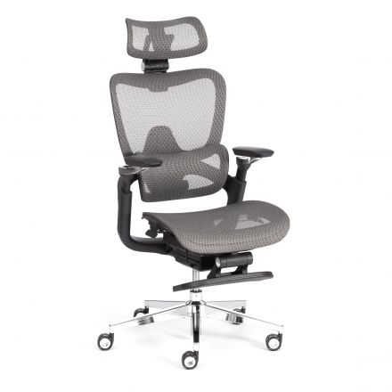 Кресло Sakura сетка, серый