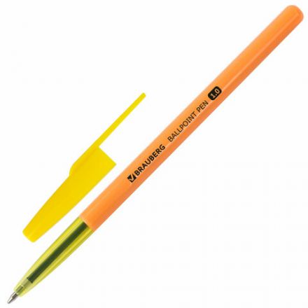 Ручка шариковая BRAUBERG "Color", СИНЯЯ, корпус ассорти, узел 1 мм, линия письма 0,5 мм, 141507 Ручка шариковая BRAUBERG "Color", СИНЯЯ, корпус ассорти, узел 1 мм, линия письма 0,5 мм, 141507