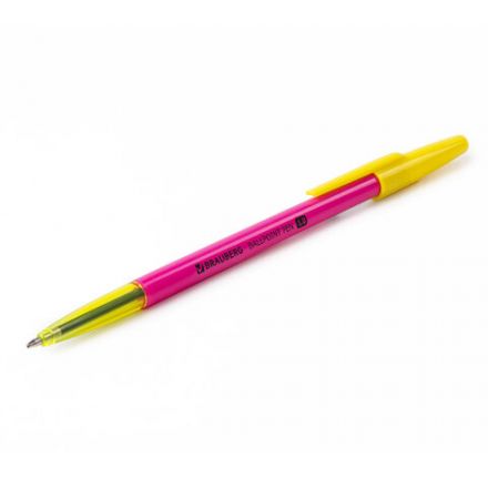 Ручка шариковая BRAUBERG "Color", СИНЯЯ, корпус ассорти, узел 1 мм, линия письма 0,5 мм, 141507 Ручка шариковая BRAUBERG "Color", СИНЯЯ, корпус ассорти, узел 1 мм, линия письма 0,5 мм, 141507